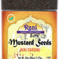 Rani Black Mustard Seeds Whole Spice (Kali Rai) 80oz (5lbs) 2.27kg Bulk PET Jar ~ All Natural | Gluten Friendly | NON-GMO | Kosh