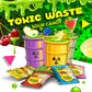 Toxic Waste Sour Candy | 1 Pound Bag - Approx. 150 Count | Apple, Watermelon, Lemon, Blue Raspberry, Black Cherry