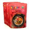 Mike 'S Organic Red Thai Curry Sauce Made In Thailand, Authentic & Premium | 6 X 8.8 Oz Pouches