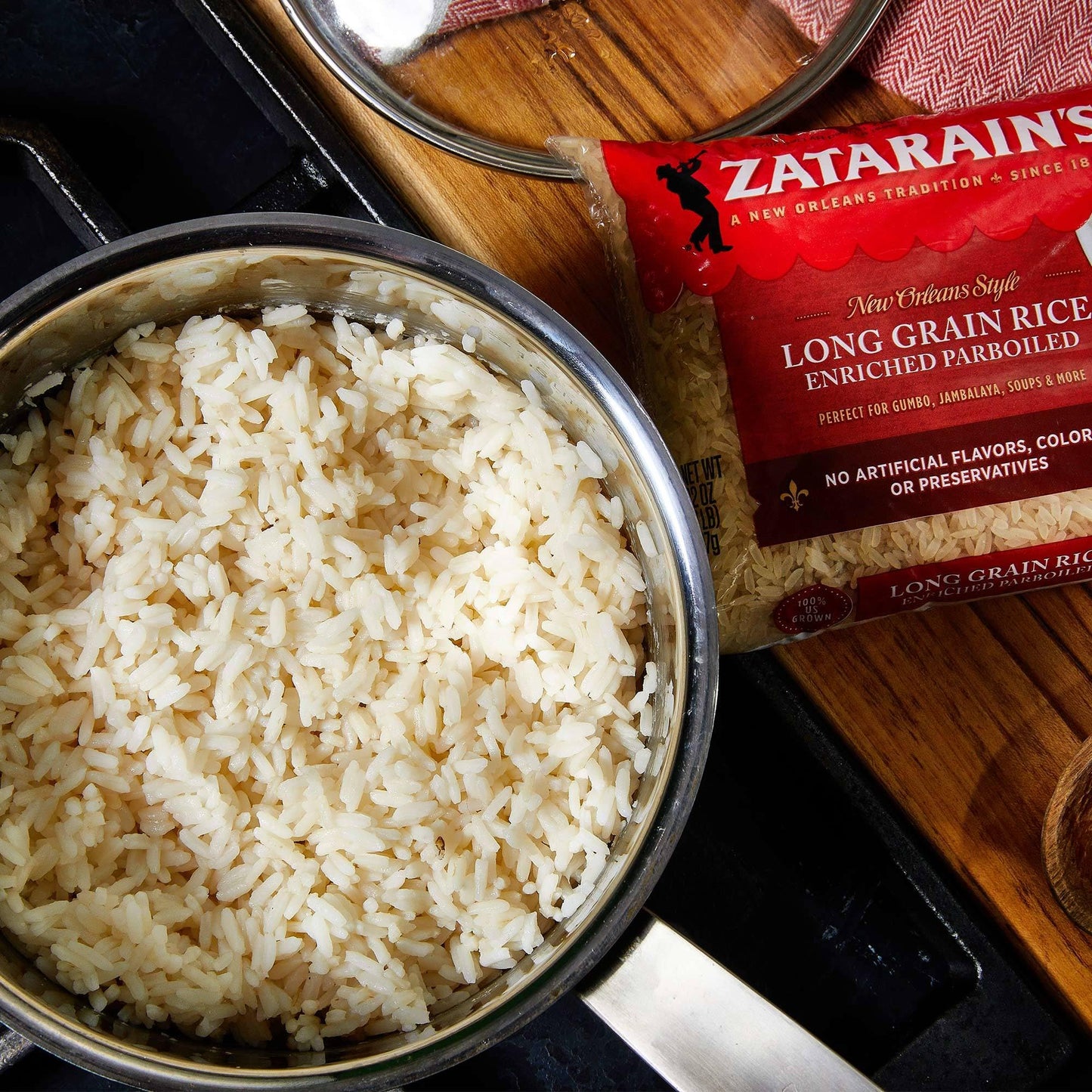 Zatarain'S Enriched Parboiled Long Grain Rice, 5 Lb