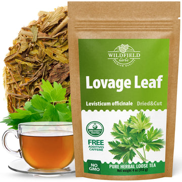 4 oz. Dried Lovage Herb Lovage Leaves Herbal Tea (Levisticum Officinale) - 113g Herb Tea Lev  sticum