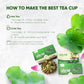 Nmpt Dried Lotus Leaf Tea, 100% Hand Pick, Organic Herbal Tea, 50 Tea Bags, Gluten Free, Dairy Free, Sugar Free & 100% Natural, Energy Boost & Health Support
