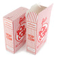 SNAPPY Popcorn Boxes, Close Top, Red and White, 1.25 Oz, 100 Count, Model 3003H
