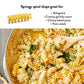 Delallo Fusilli Pasta, 1 Pound Bag, 4 Pack, Twisted Shape, Corkscrew Pasta, Made In Italy, Cooks In 11 Minutes, Made With Durum