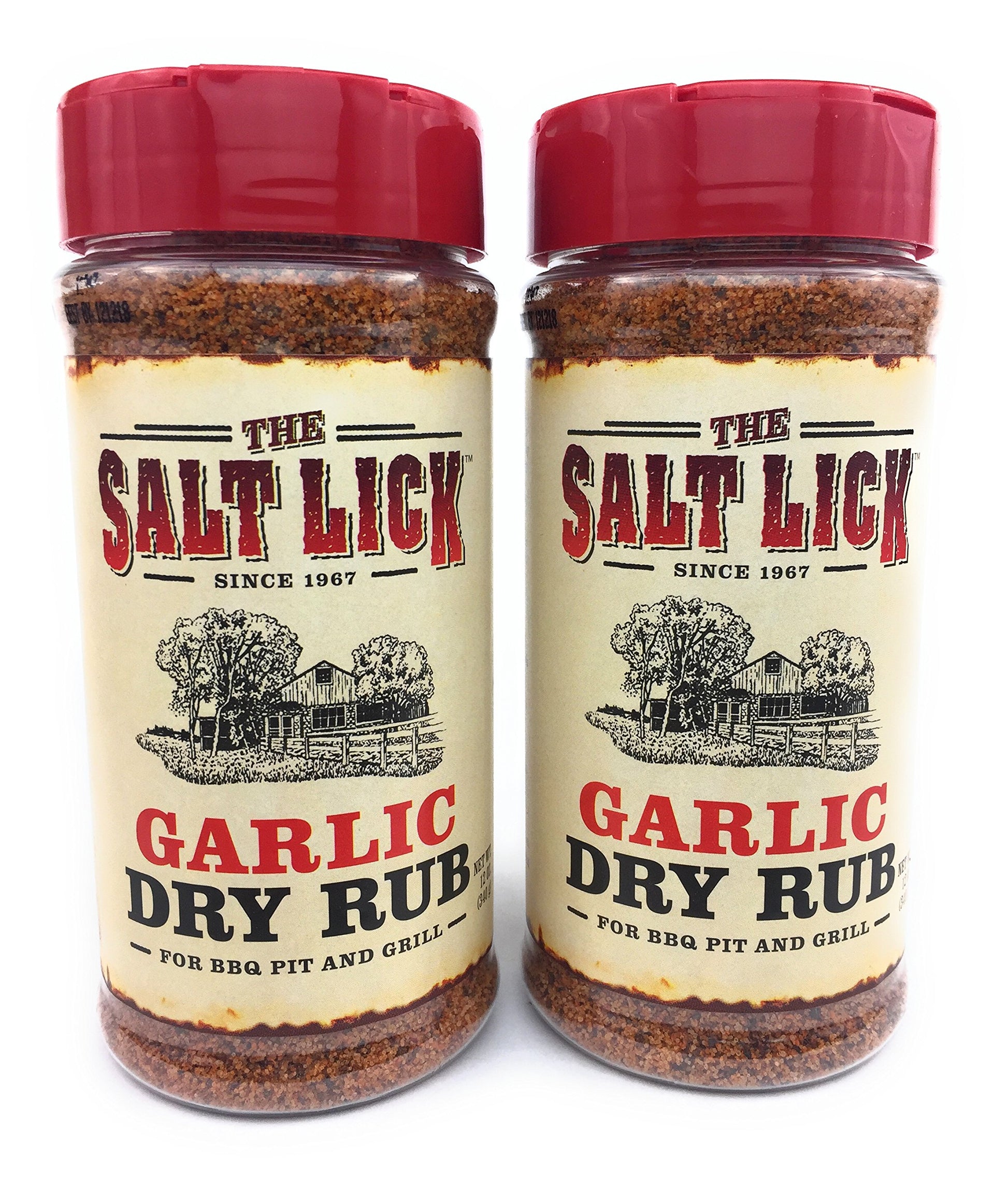 The Salt Lick Garlic Dry Rub 12 Oz - 2 Pack