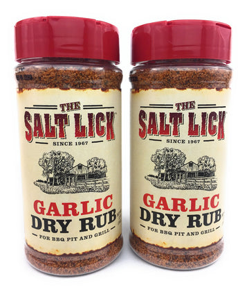 The Salt Lick Garlic Dry Rub 12 Oz - 2 Pack
