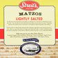 Streits Matzo, Lightly Salted, 11-Ounce Box (Pack Of 8)