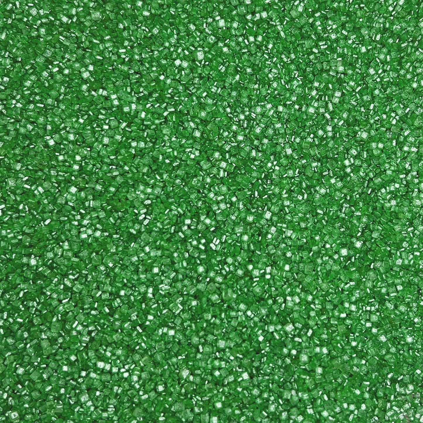 Green Sanding Sugar Sprinkles, 4.6 oz Edible Sparkling Sugar Crystals for Baking Topping, Cupcakes, Cookies, Ice Cream & Cake De