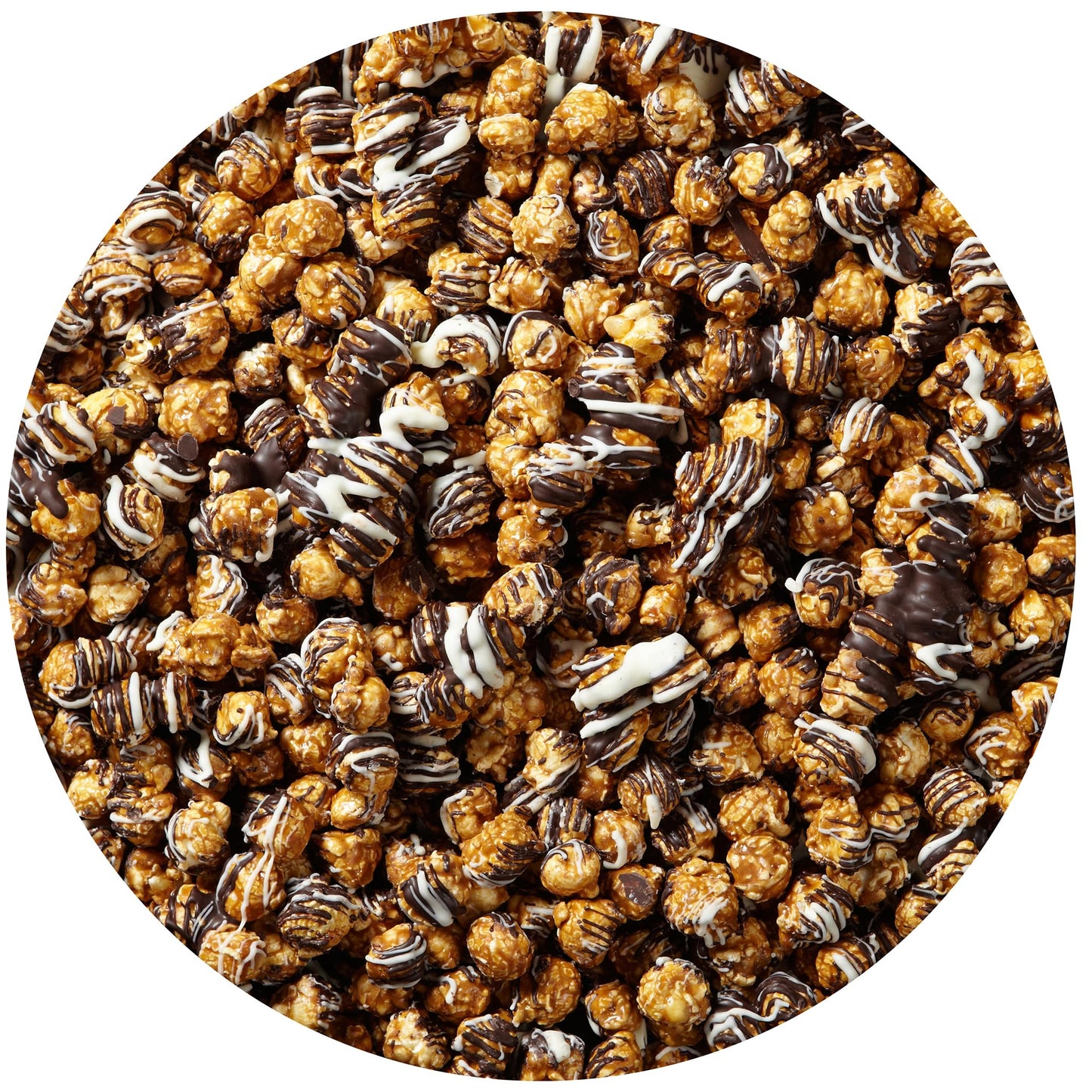 White & Dark Chocolate Swirl Popcorn Tin, 24.5 Ounce Popcorn 1 Gallon Tin, Gourmet Popcorn Gift, Birthday Gifts, The Hampton Pop