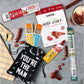 BUNNY · JAMES · Jerky Gift Bag - Exotic Jerky Variety Pack, 6 Count, High Protein Beef Snacks, Fun Youre the Man Bag