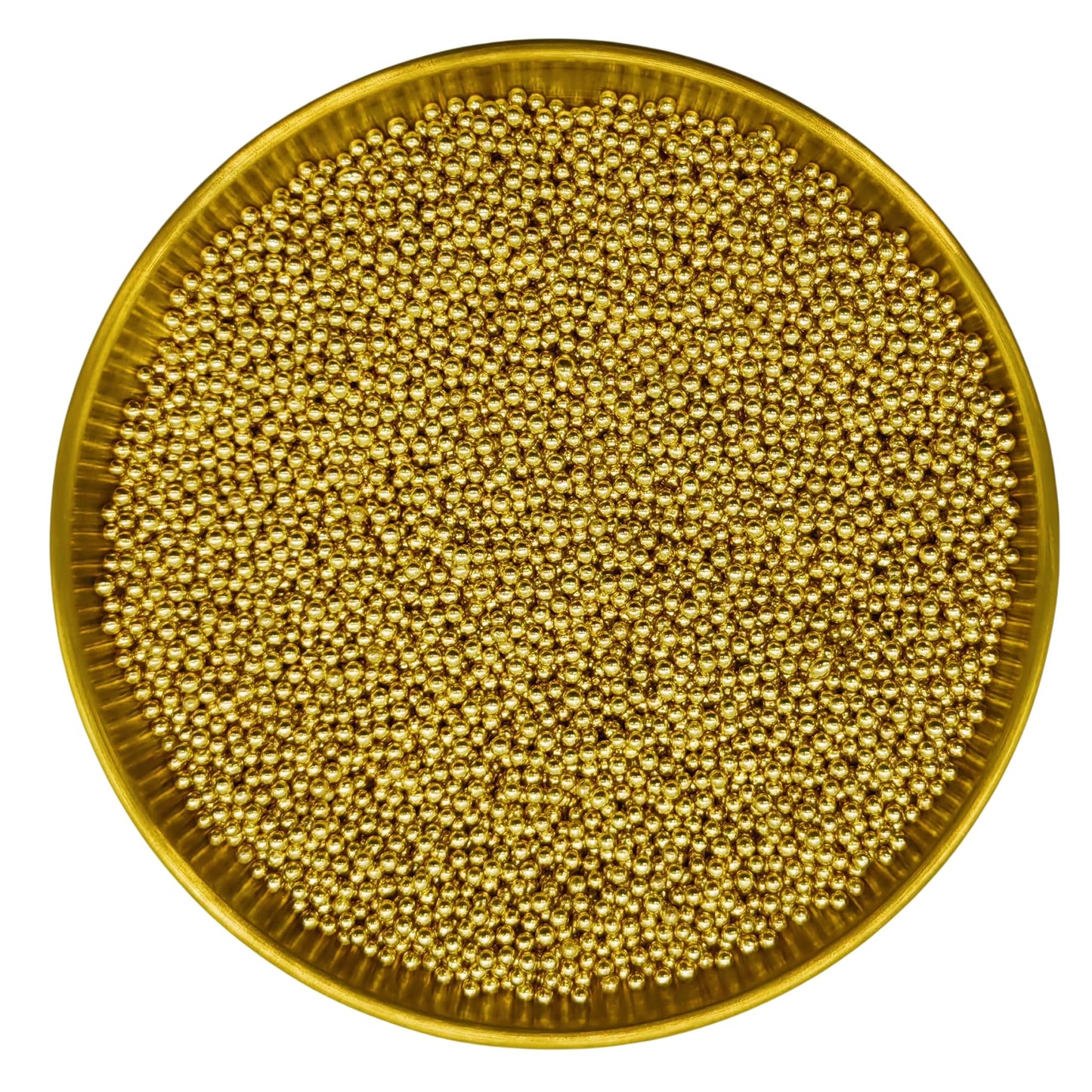 Edible Super Gold Pearl Sugar Sprinkles Candy 2Mm Mini Pearls Cake Decorations Cupcake Toppers Cookie Decorating Perfect For Wed