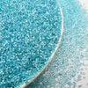 SE Si&Moos Light Blue Sanding Sugar Blue Edible Sparkling Sprinkles Sanding Sugar Crystals for Cookie Decorating Edible Glitter 