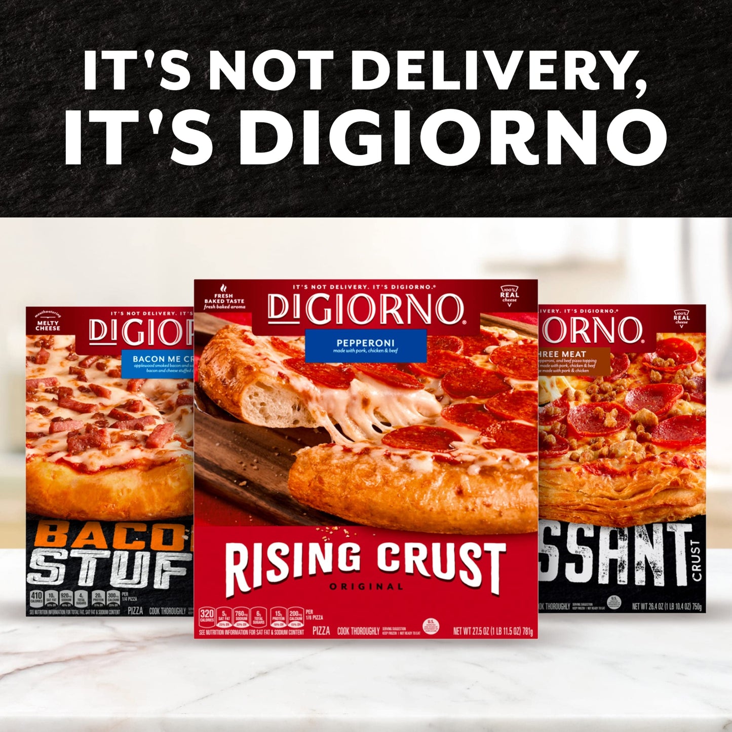 Digiorno Frozen Pizza - Five Cheese Pizza - Stuffed Crust Pizza 22.2 oz