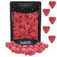 Fruidles Valentines Cherry Hearts Jelly, Delicious Gummy Candy, Fun and Festive Holiday Snacking, Party Favor (1 Pound)