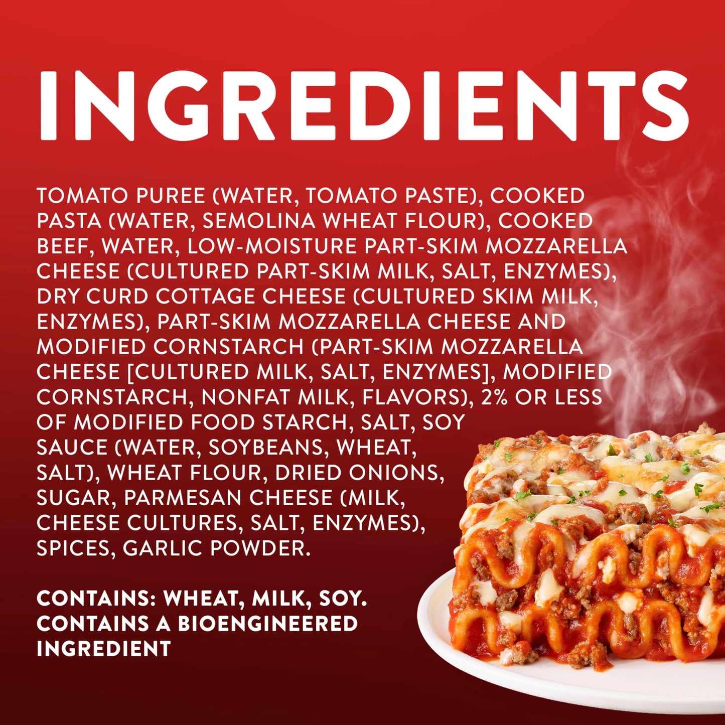 Stouffers Lasagna with Meat & Sauce, Large Size Frozen Meal, Meals Entrees, 19 Oz