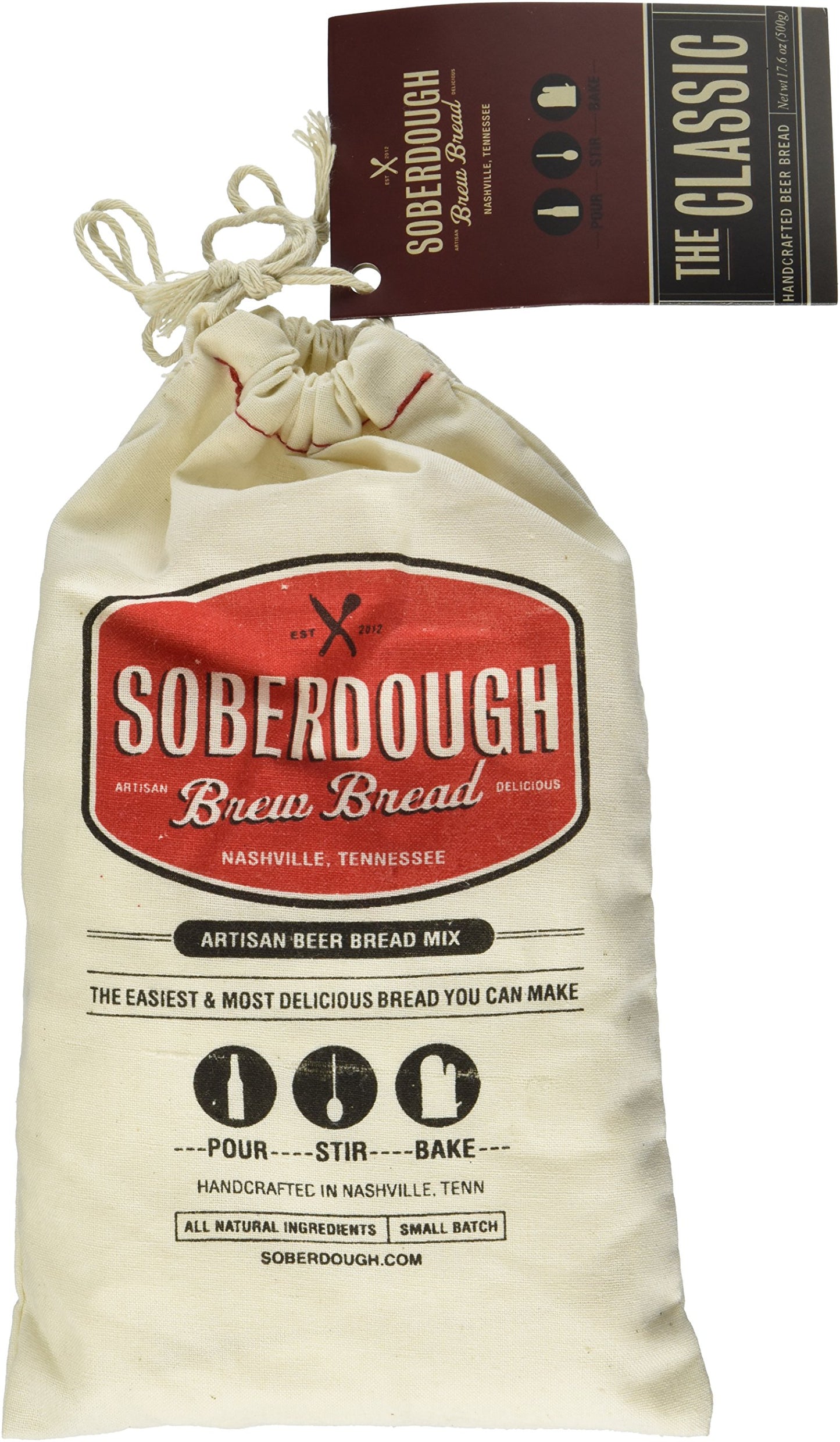 Soberdough Beer Bread Mix - The Classic - 18 oz (1.12 lb)