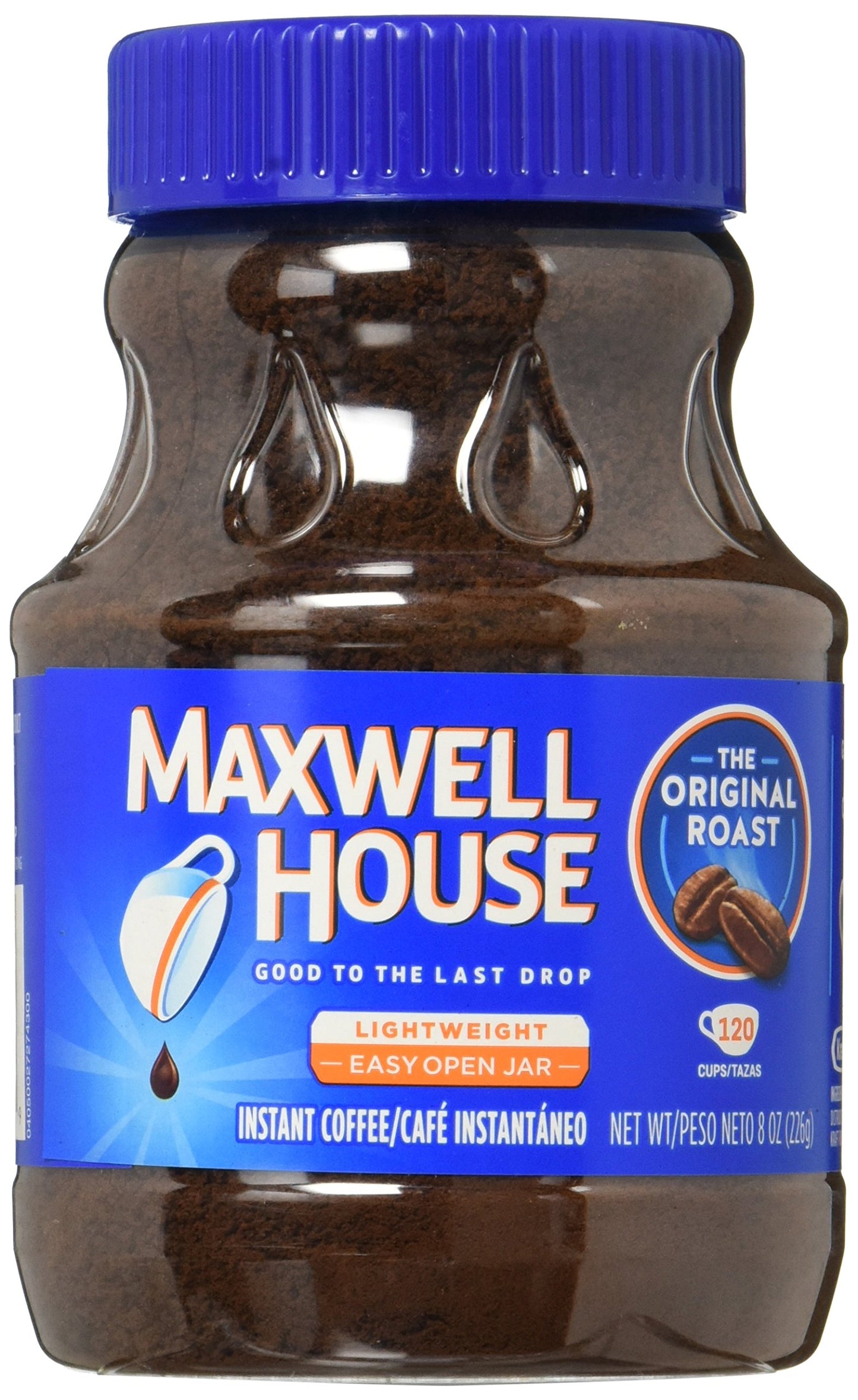 MAXWELL HOUSE Original Roast Coffee Blend, 8oz Canister, Pack of 3