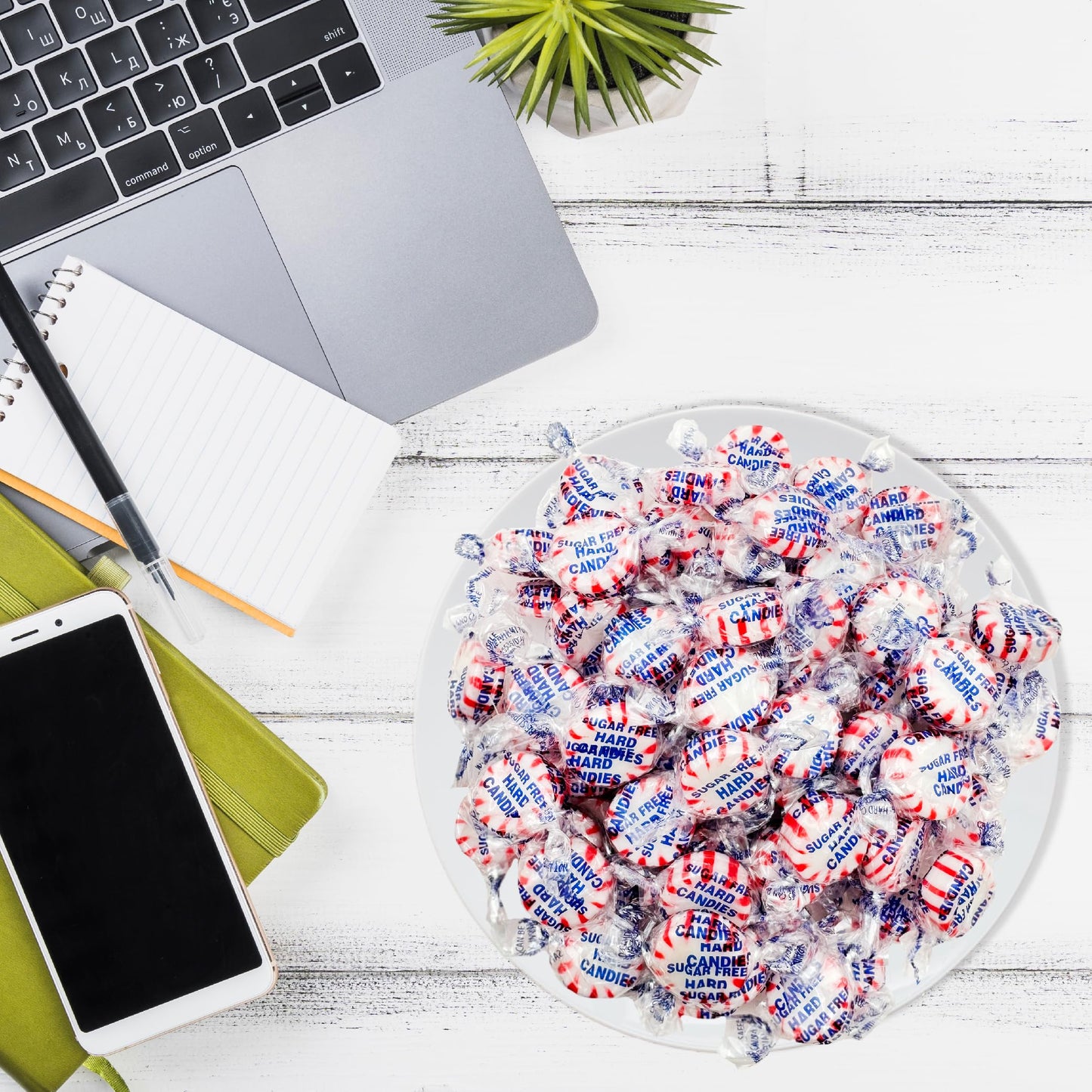 Sugar-Free Starlight Peppermints | 1-Pound Bag | Hard Candy