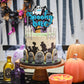 Gyufise 1Pc The Spooky One Cake Topper Blue Glitter The Spooky One Halloween Cake Picks 1St Birthday Cake Decorations For Hallow