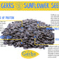 GERBS Jumbo Lightly Sea Salted Whole Sunflower Seeds, 14 oz Resealable Bag, Top 14 Allergy Free Superfood, Grown in USA