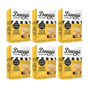 Deweys Bakery Meyer Lemon Moravian Cookie Thins | Baked In Small Batches | Real, Simple Ingredients | Time-Honored Southern Bake