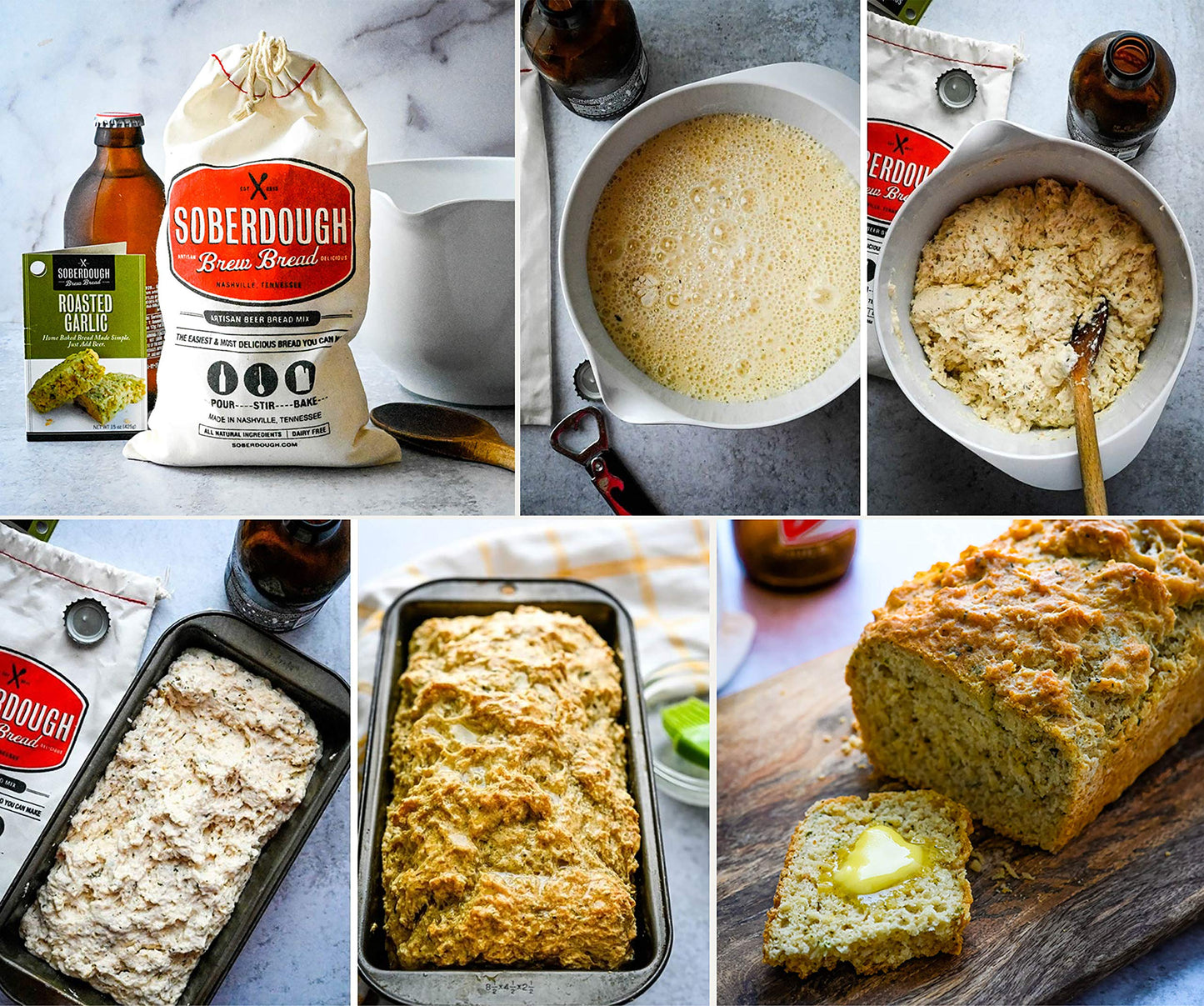 Soberdough Bread Mixes (Herb & Olive Focaccia)
