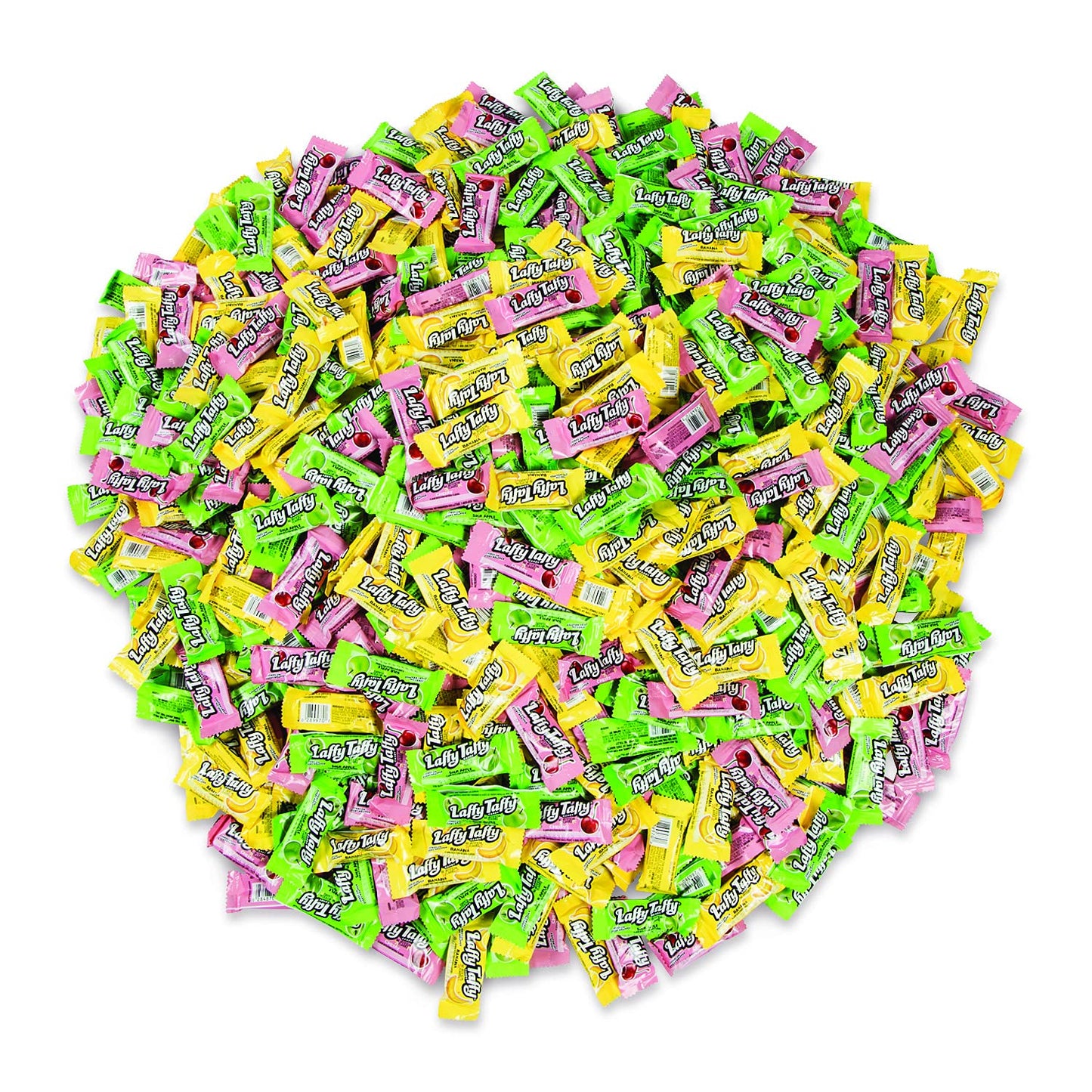 Fun Express Laffy Taffy Bulk Candy Individually Wrapped Assorted Flavors - 1440 Pieces (30 lbs) | Party Favors  Pinata Candy & Goodie Bag Stuffers for Carnival Prizes & Parade Throws