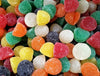 Assorted Sugar Sanded Fruit Juju Gum Drops - 2 lbs of Fresh Delicious Bright Chewy Lemon Lime Orange Cherry Pineapple Grape Bulk