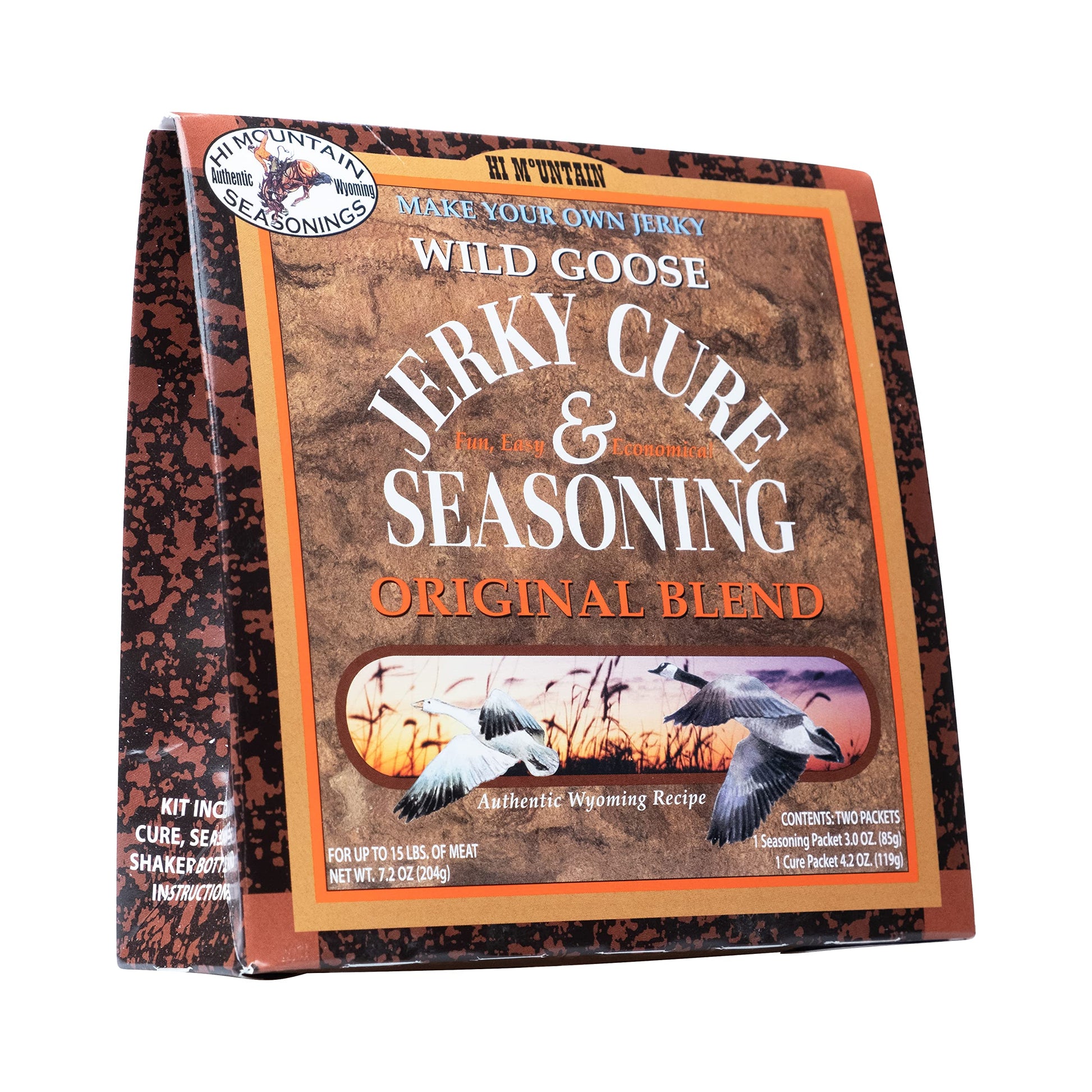 Hi Mountain Jerky Seasoning And Cure Kit | Goose Original Blend | Create Savory Homemade Beef Jerky | Great For Turkey, Chicken,