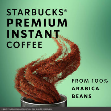 Starbucks Premium Instant Coffee — Medium Roast — 100% Arabica — 1 Tin (Up To 40 Cups)