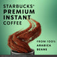 Starbucks Premium Instant Coffee Blonde Roast 100% Arabica 3.17 Oz Tin - Up to 40 Cups