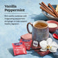 Yogi Tea Vanilla Peppermint - 16 Bags Per Pack (4 Packs) - Herbal Peppermint Vanilla To Support Healthy Digestion - Limited Edition Holiday Digestive Tea With Peppermint, Ginger & More