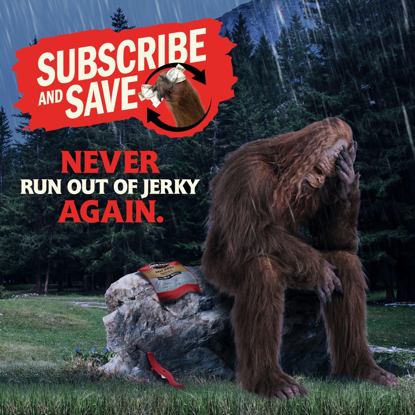Jack Link s DUOs Original and Teriyaki Beef Jerky  Shareable Under 100 Calories Snack Packs with 11g of Protein  Great Stocking Stuffers  Bulk Pack of Individual Bags of Meat Snacks - 3.25oz (4 Count)