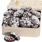 Barnetts Fathers Day Cookie Tin Gift Baskets for Father, Husband, and Grandfather, 27 Gourmet Crinkle Cookies Basket, Candy Box,
