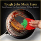 Dish Scrubbie Durable Dish Scrubber (5 Pc) - Long Lasting, Non-Scratch, Odorless And Reusable Kitchen Scrubber - All Purpose Scr
