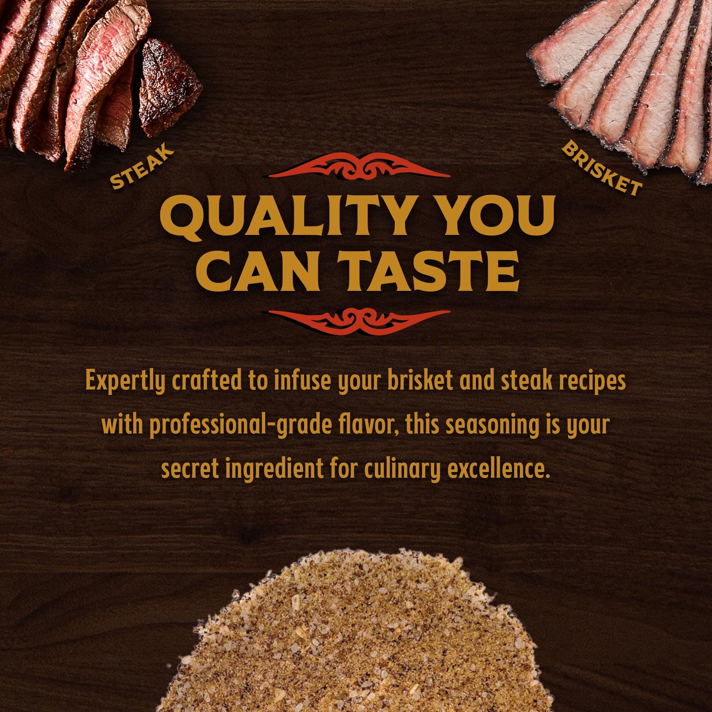 Big Poppa Smokers Brisket & Steak Seasoning - 13.4 Oz - Perfect for Beef Brisket, Steak, and Hamburgers