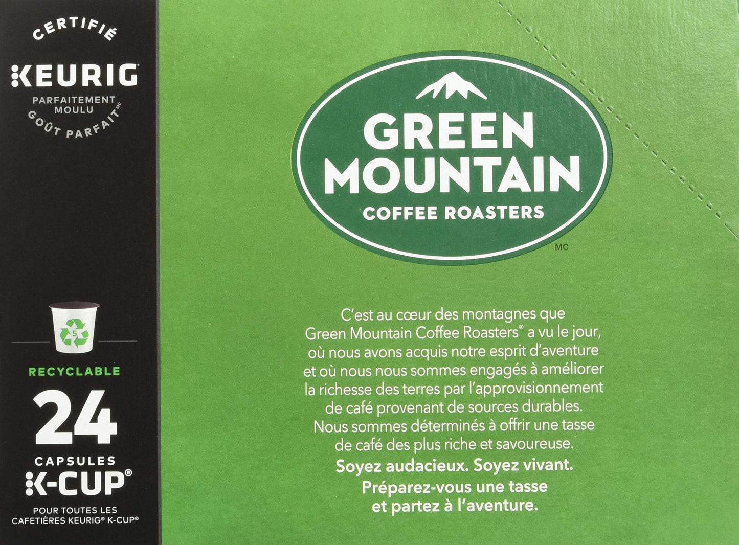 Green Mountain Coffee Our Blend K-Cup Portion Pack, Light Roast, 24 Count, Model 74-06570, Green