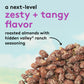 Snak Club Almonds with Hidden Valley Ranch Seasoning, Roasted Almonds, Gluten-Free and Kosher Snack, 7 oz Resealable Bag