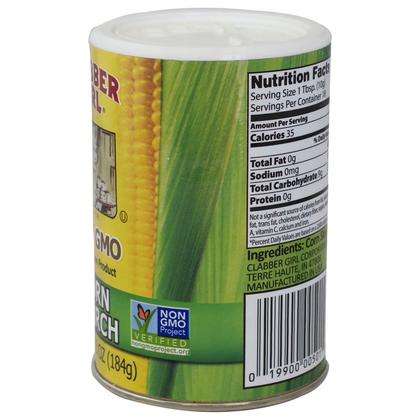Clabber Girl Non-Gmo Gluten-Free Corn Starch, 6.5 Ounce (Pack Of 12)