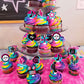 Music Cupcake Toppers 36Pcs For Girl Birthday Party Cake Decorations Popular Music Tik Theme Party Supplies Dessert Cake Toppers