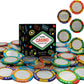 Fruidles Casino Poker Chips - Belgian Milk Chocolate Coins, Kosher Certified, Non-GMO, 8 Ounce (Pack of 1)