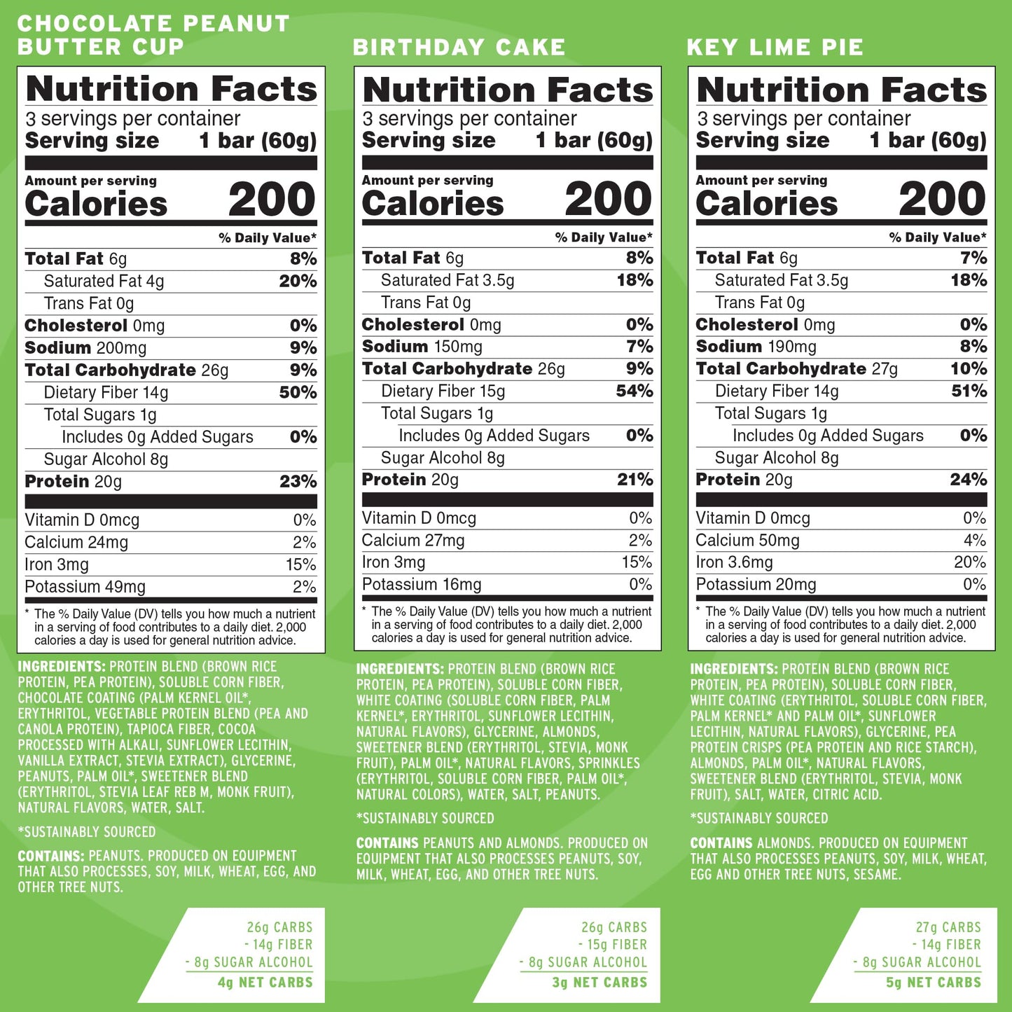 No Cow High Protein Bars, Dipped Variety Pack - Healthy Snack, 20g Vegan Protein, High Fiber, Low Sugar, Keto Friendly, Dairy &