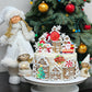 60 Pcs Edible Cupcake Toppers - Santa Claus, Snowman, Christmas Tree Picks - Merry Christmas Cake Decorations For Xmas, New Year & Birthday Parties
