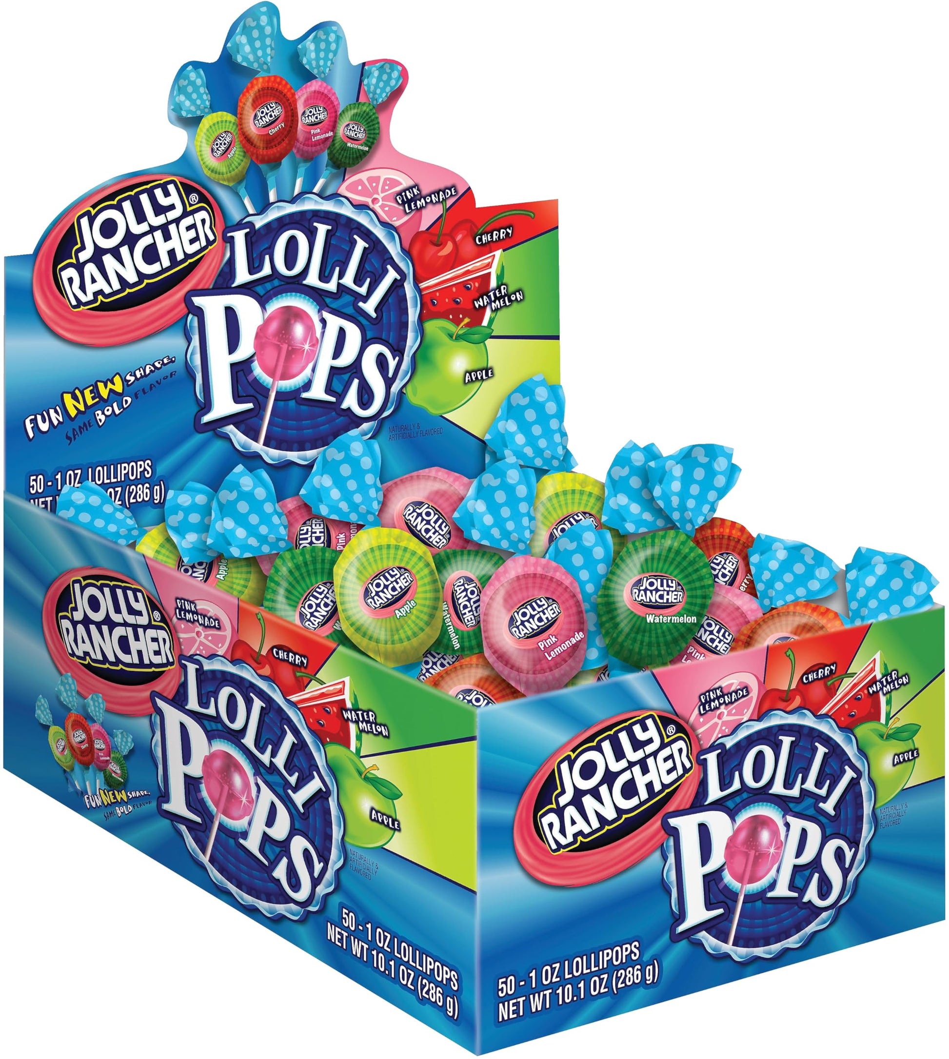Jolly Rancher Lollipops In Assorted Flavors, 50/Bx (209-00051)