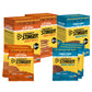 Honey Stinger Organic Energy Waffle Variety Pack, 18 Count, Gluten Free, 12 Salted Caramel & 6 Cookies & Cream Waffles