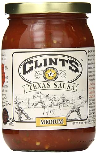 Clint'S, Texas Salsa, Medium, 16 Oz