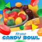 Sugar Free Hard Candy Mix | 1 Pound Bag | About 75 Count | Assorted Fruit Flavors | Individually Wrapped Sugarless Hard Candy fo