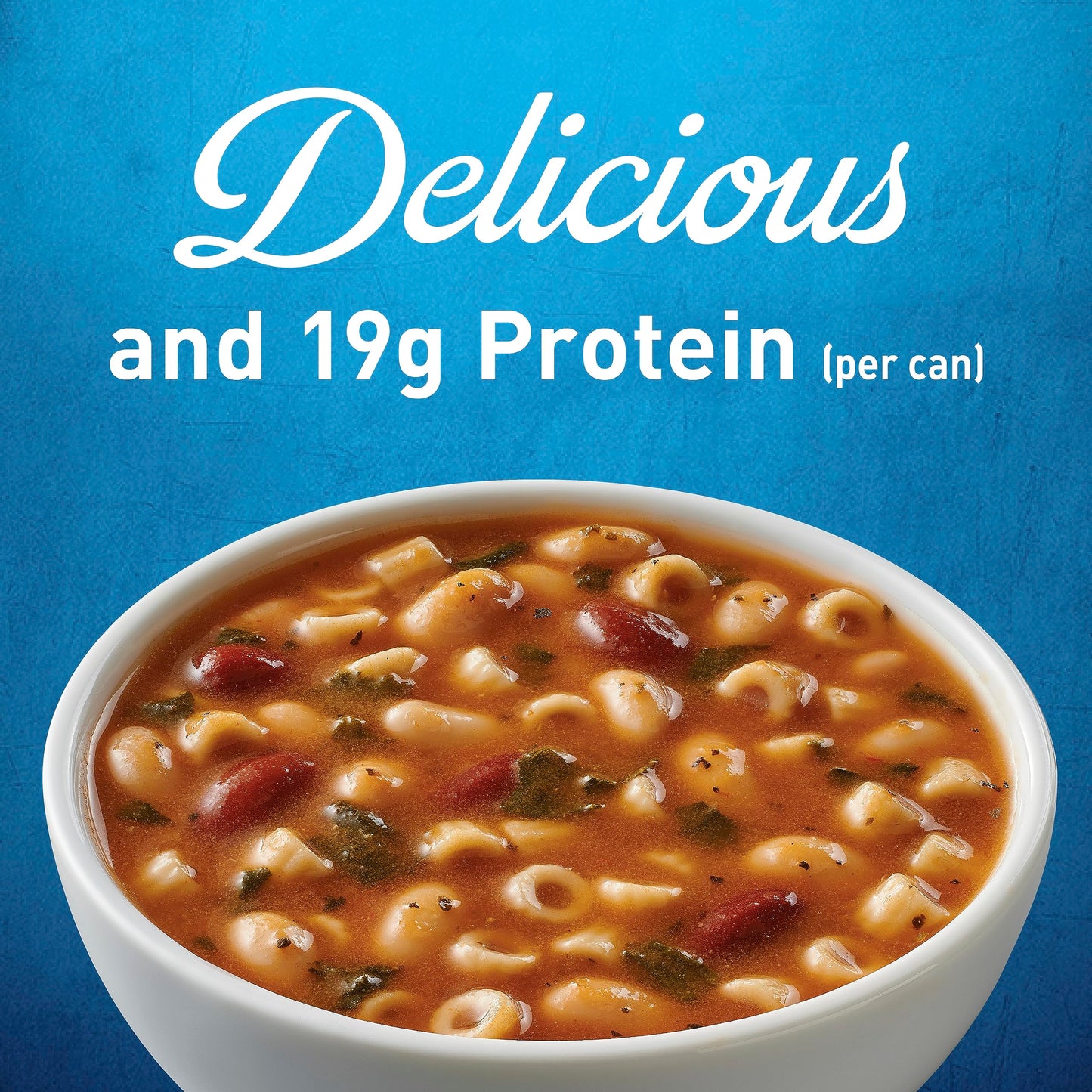 Progresso Italian-Style Bean and Pasta Protein Soup  Vegetarian  18.5 oz (Pack of 12)