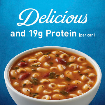 Progresso Italian-Style Bean and Pasta Protein Soup  Vegetarian  18.5 oz (Pack of 12)