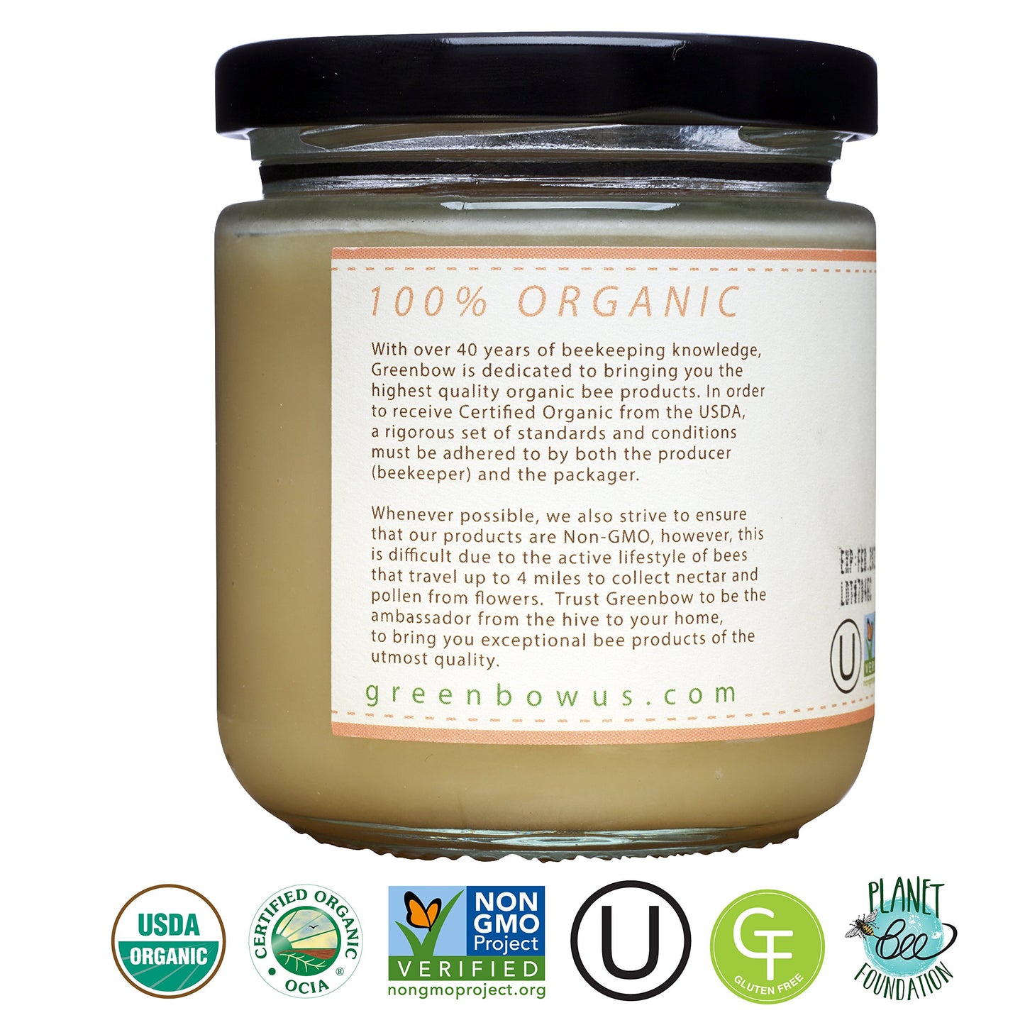Greenbow Organic Honey - 100% Usda Certified Organic, Halal, Non-Gmo, Gluten Free, Organic Honey - Whole Food Organic Honey - 11